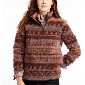 L.L Bean Women's Signature Sherpa in Jacquard